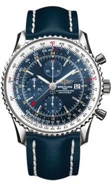 Breitling - Navitimer World Stainless Steel - Leather Strap