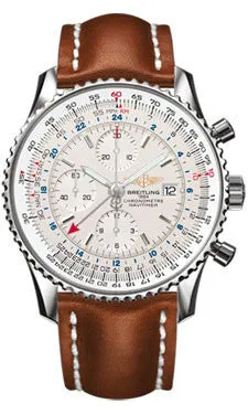 Breitling - Navitimer World Stainless Steel - Leather Strap