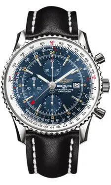 Breitling - Navitimer World Stainless Steel - Leather Strap