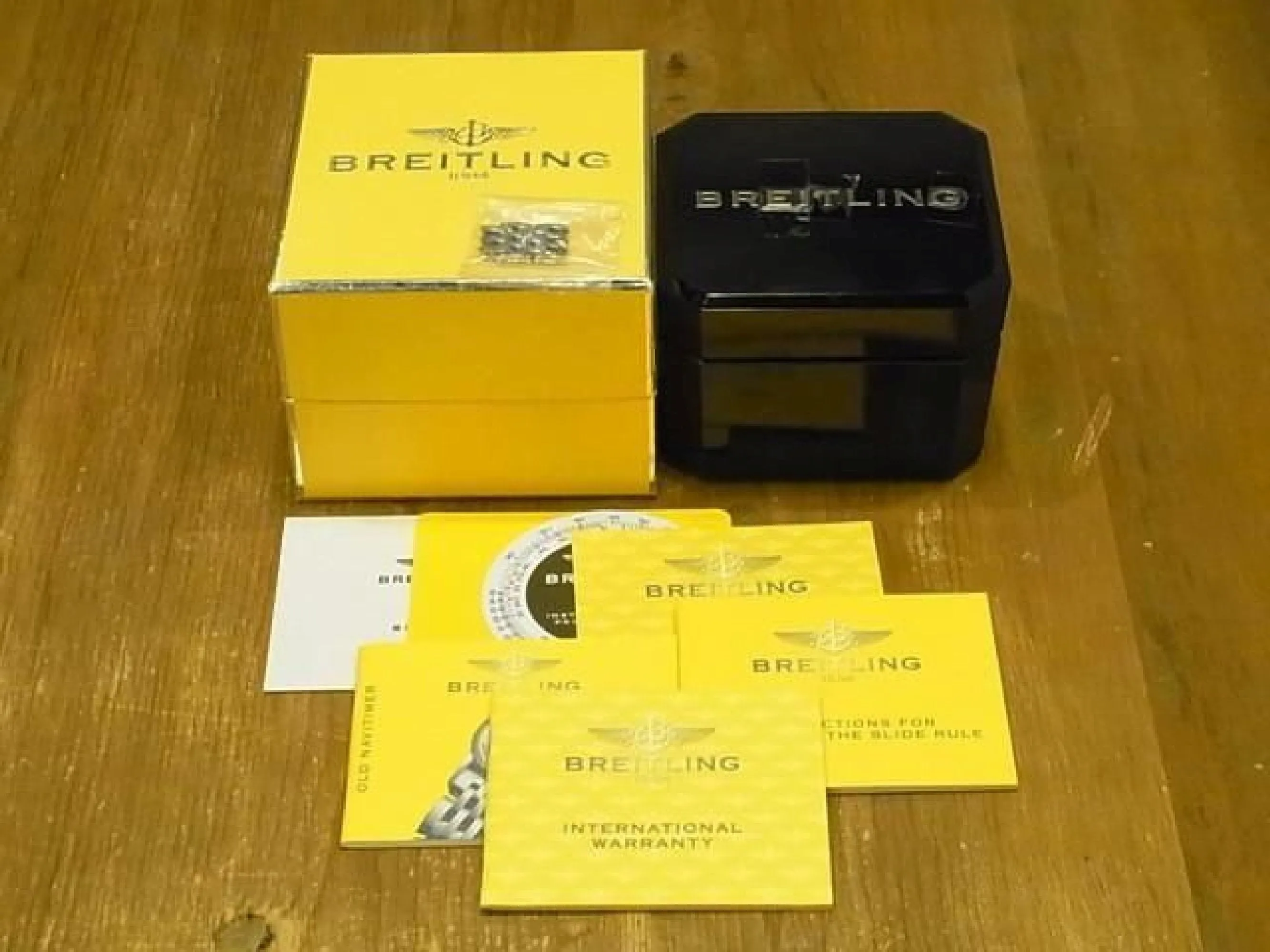 BREITLING Old Navitimer black Dial Bracelet Specification Ref.A142B02NP Genuine goods Mens 185246378