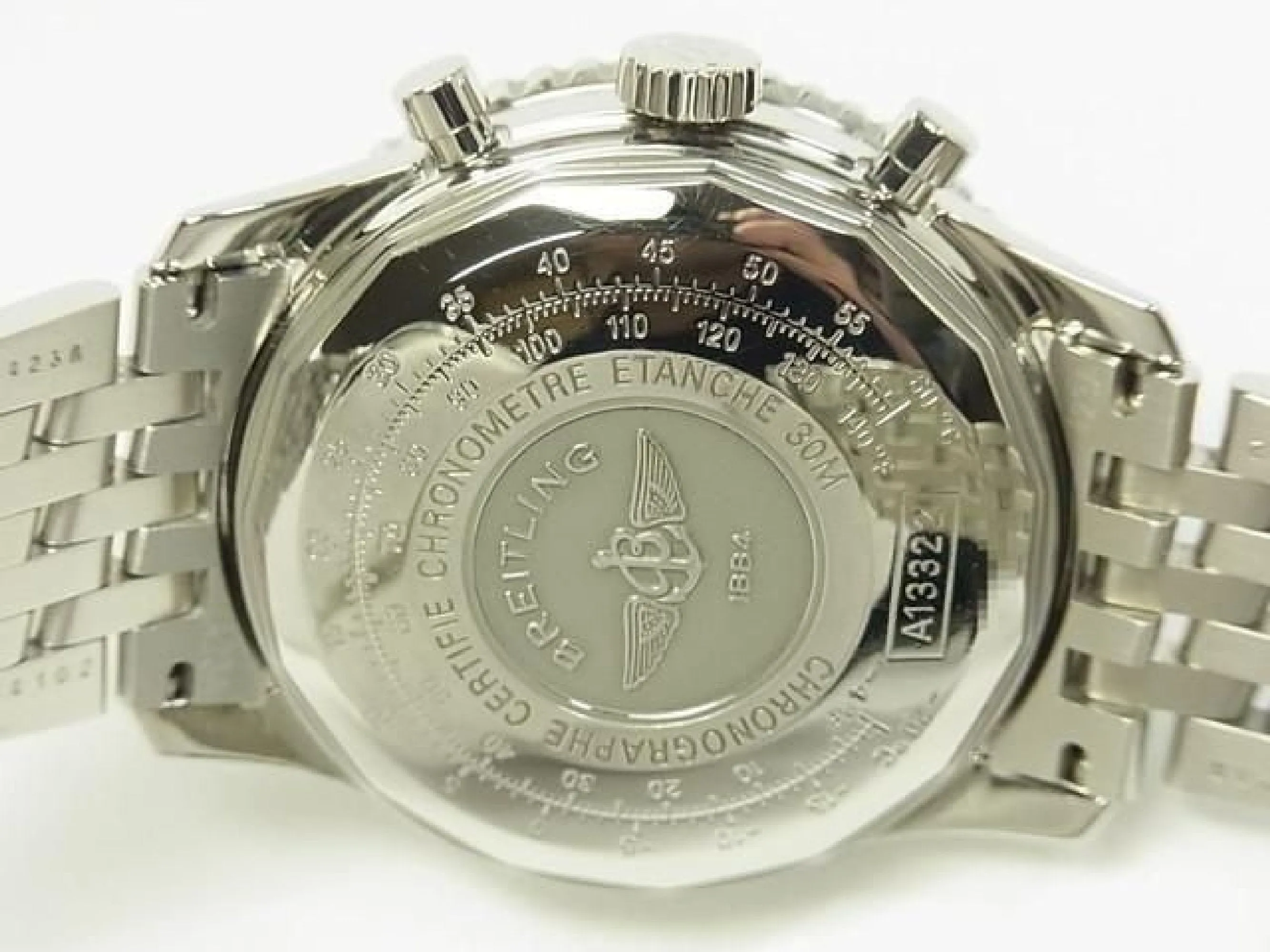BREITLING Old Navitimer black Dial Bracelet Specification Ref.A142B02NP Genuine goods Mens 185246378