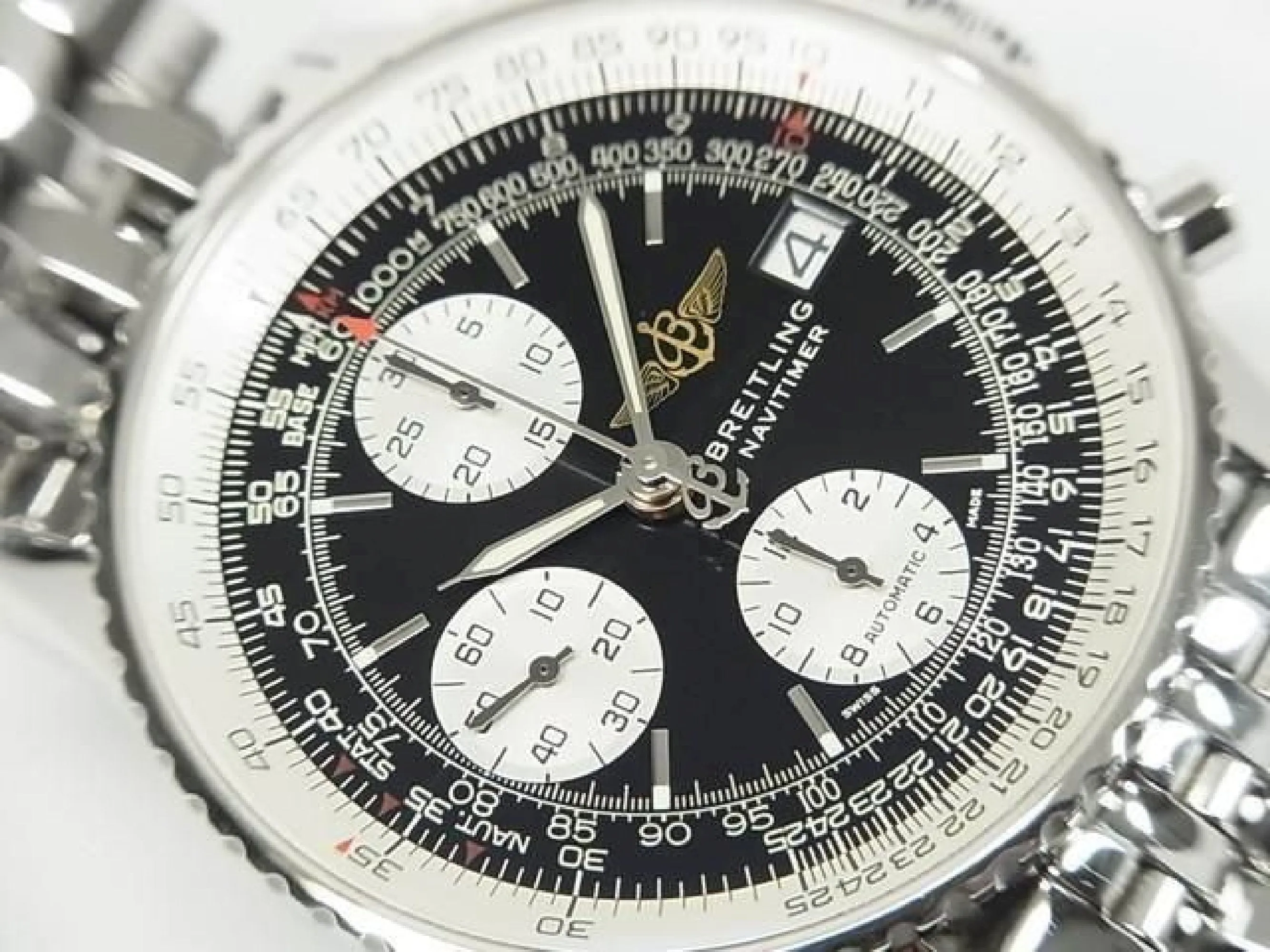 BREITLING Old Navitimer black Dial Bracelet Specification Ref.A142B02NP Genuine goods Mens 185246378
