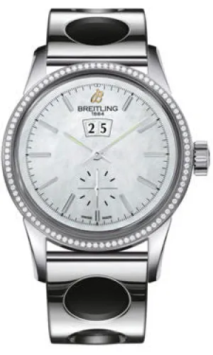 Breitling - Transocean 38 Diamond Bezel - Air Racer Bracelet