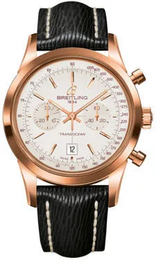 Breitling - Transocean Chronograph 38 Red Gold - Sahara Strap - Tang