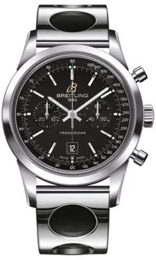 Breitling - Transocean Chronograph 38 Stainless Steel - Air Racer Bracelet