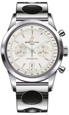 Breitling - Transocean Chronograph 38 Stainless Steel - Air Racer Bracelet