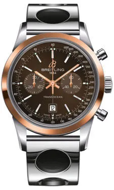 Breitling - Transocean Chronograph 38 Steel And Gold - Air Racer Bracelet