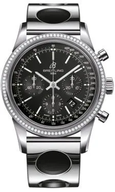 Breitling - Transocean Chronograph Steel - Diamond Bezel - Bracelet