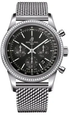 Breitling - Transocean Chronograph Steel - Diamond Bezel - Bracelet
