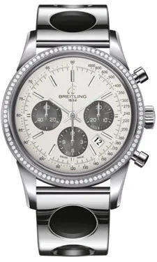 Breitling - Transocean Chronograph Steel - Diamond Bezel - Bracelet