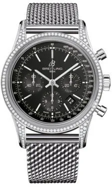 Breitling - Transocean Chronograph Steel - Diamond Case - Bracelet