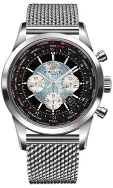 Breitling - Transocean Chronograph Unitime Stainless Steel - Bracelet