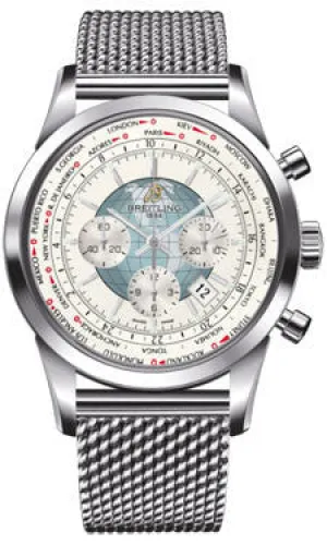 Breitling - Transocean Chronograph Unitime Stainless Steel - Bracelet