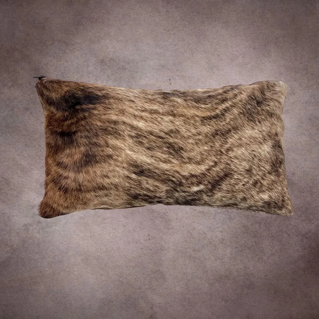 Brindle Cowhide Pillow Cover---PL082