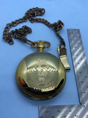 British Army Adjutant General's Corps Engraved Pocket Watch