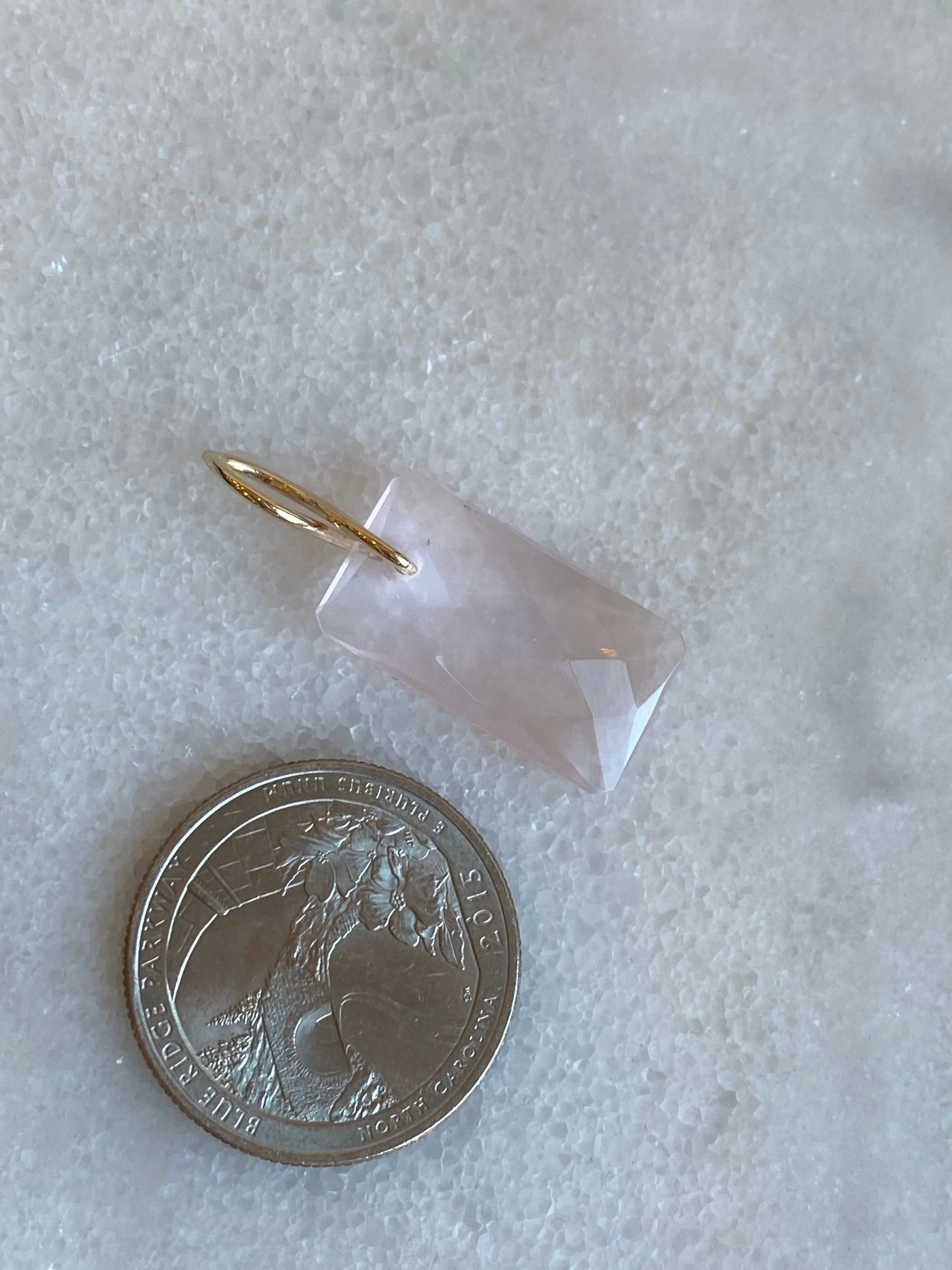 Broilette Rose Quartz Charm