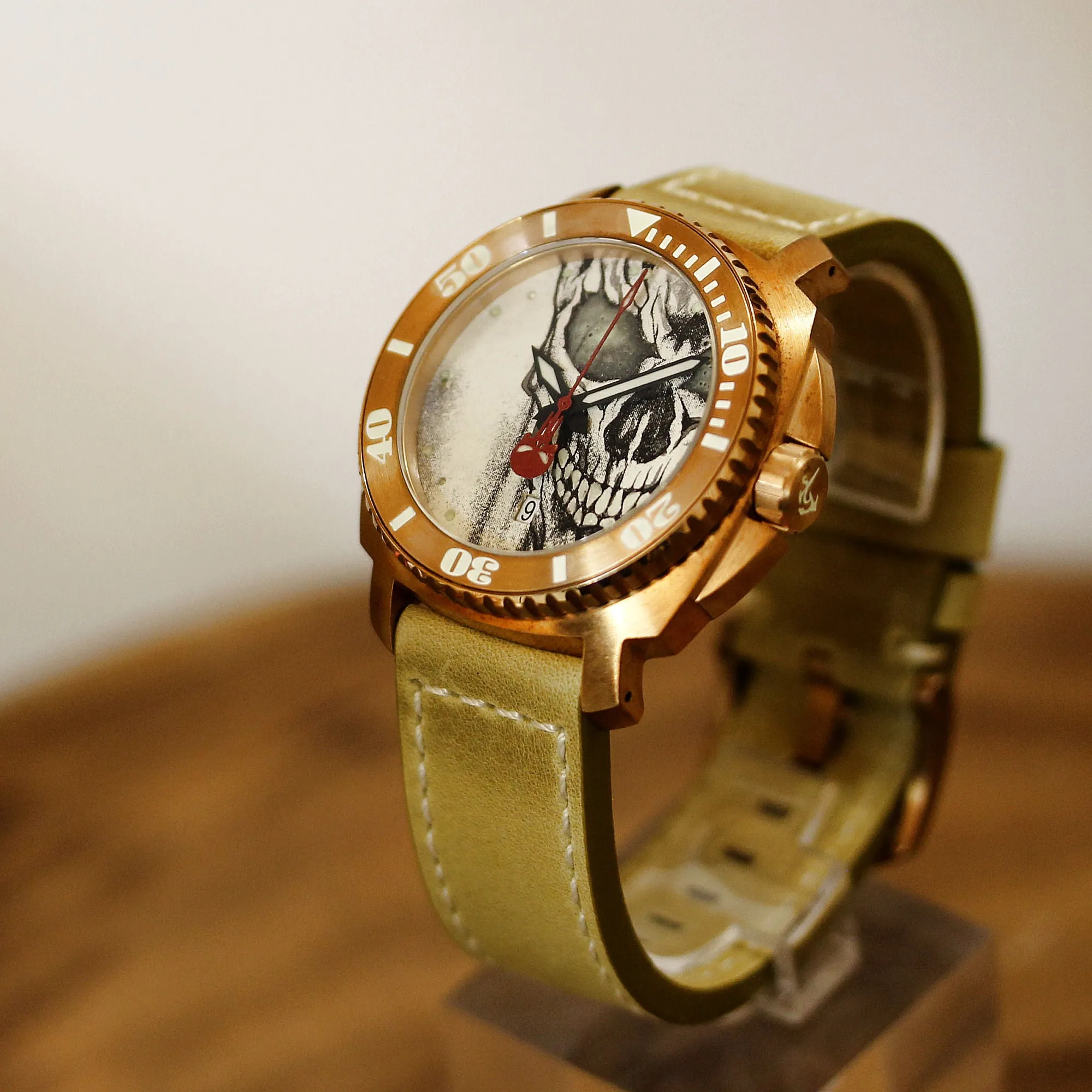 Bronze Blood & Thunder - Blood Skull Dial