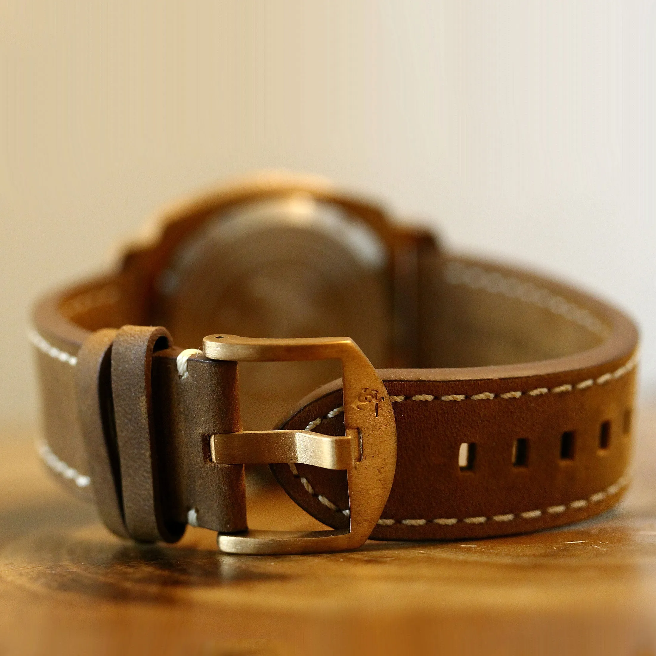 Bronze Crossfire - Black Damasteel Dial