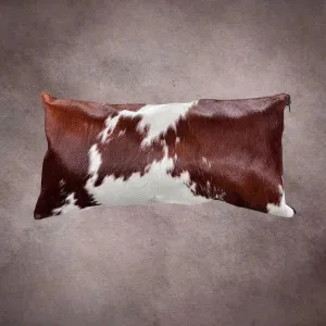 Brown and White Cowhide Pillow Cover---PL109