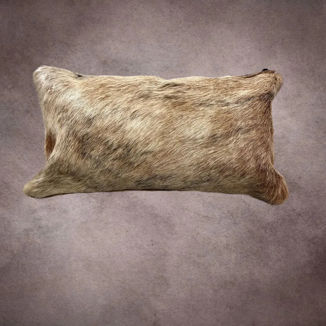 Brown Brindle Cowhide Pillow Cover---PL015