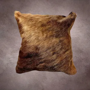 Brown Brindle Cowhide Pillow Cover---PL017