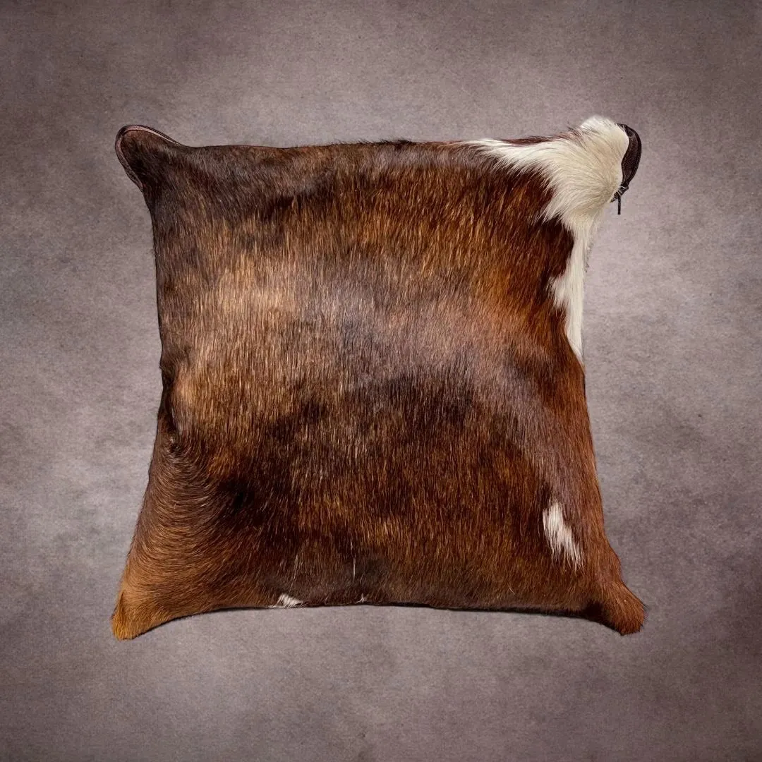 Brown Cowhide Pillow Cover---PL049