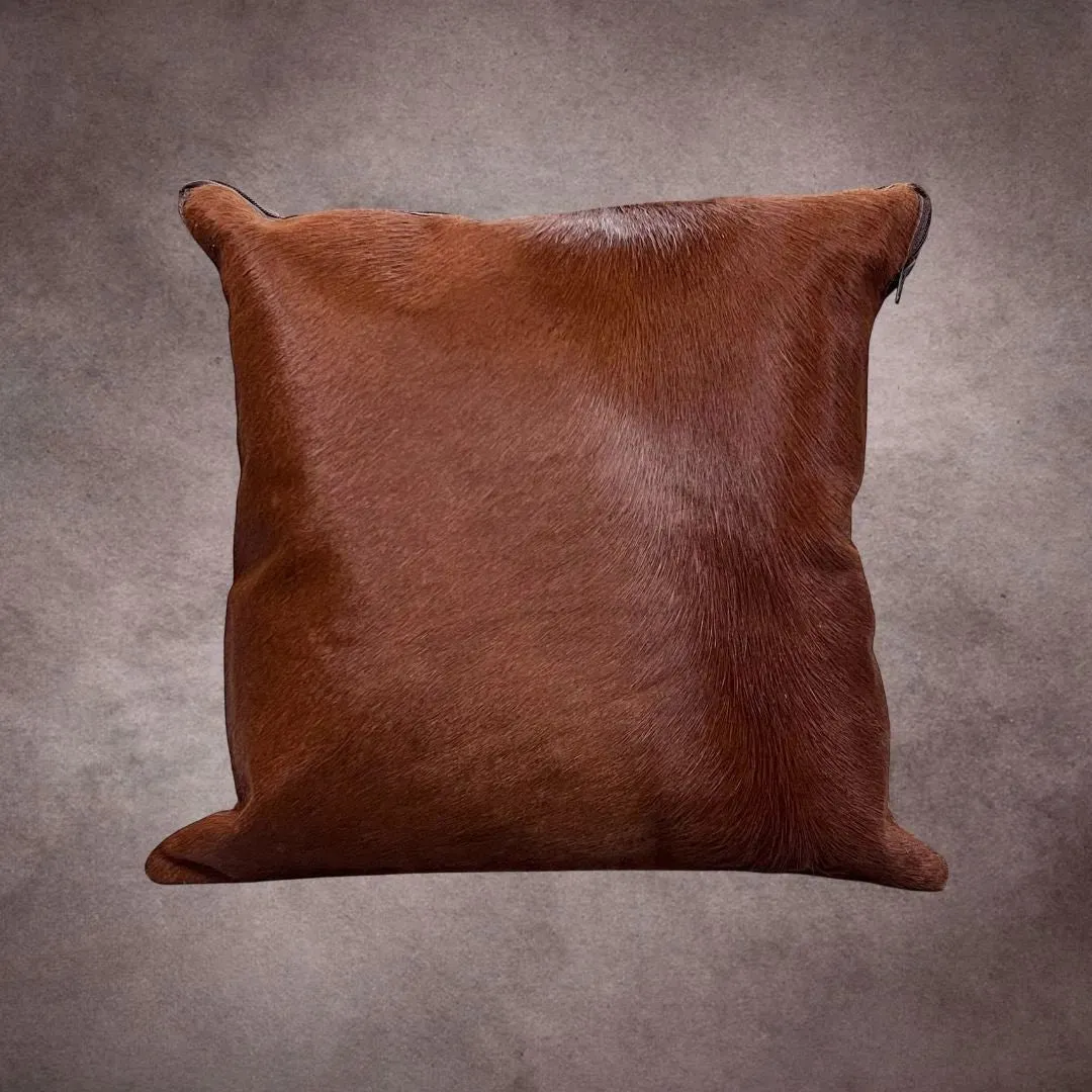 Brown Cowhide Pillow Cover---PL099