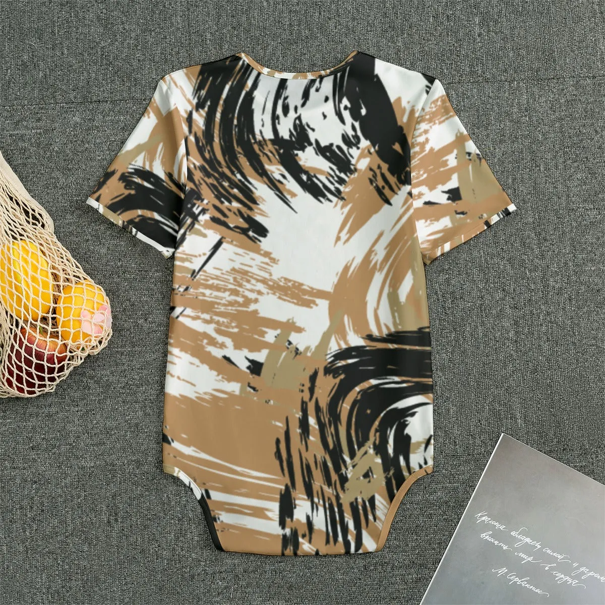 Brown Flavor Baby Bodysuits
