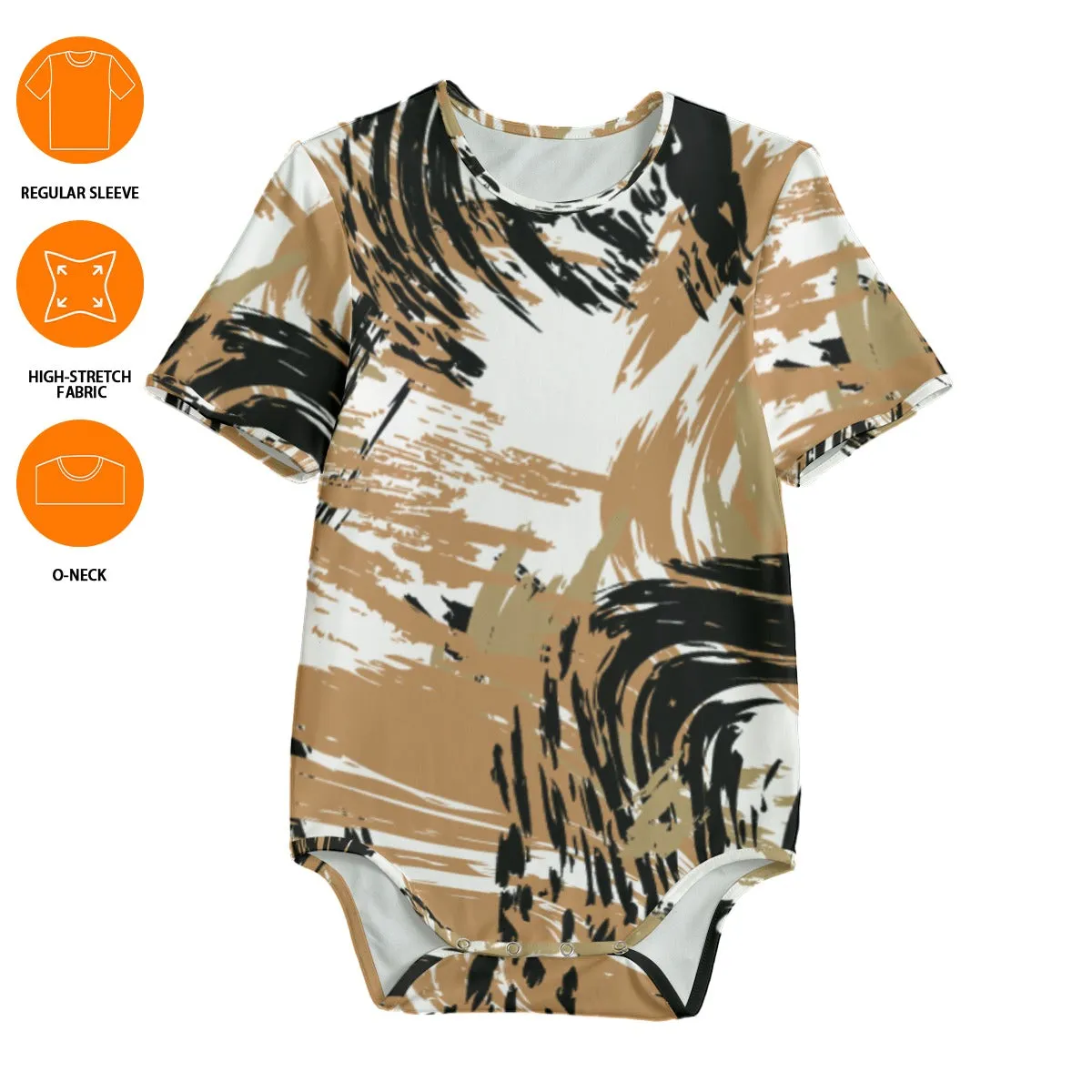 Brown Flavor Baby Bodysuits
