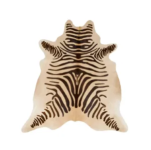 Brown Zebra Premium Brazilian Cowhide, XL CH37S DZ
