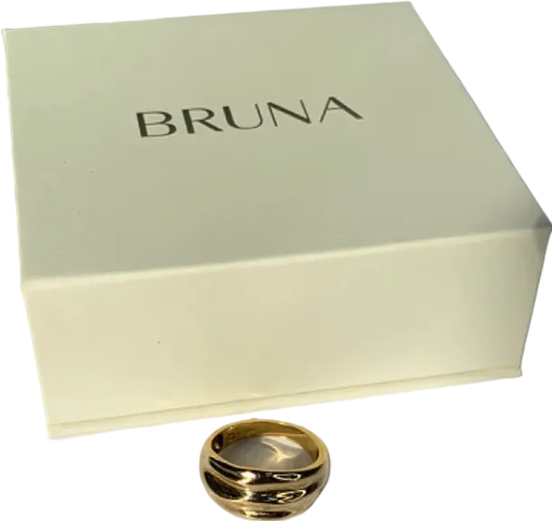 Bruna Gold Plated Silver Ring