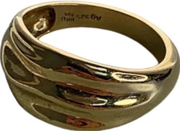 Bruna Gold Plated Silver Ring