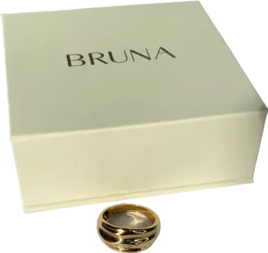 Bruna Gold Plated Silver Ring