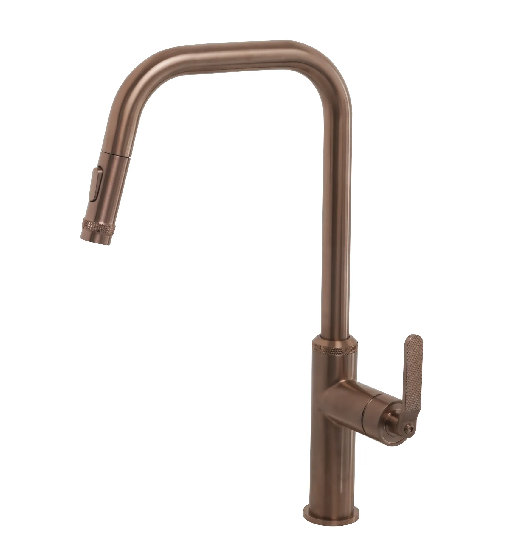 Brushed Bronze Decore Modern Kitchen Tap with Pull Out Spray