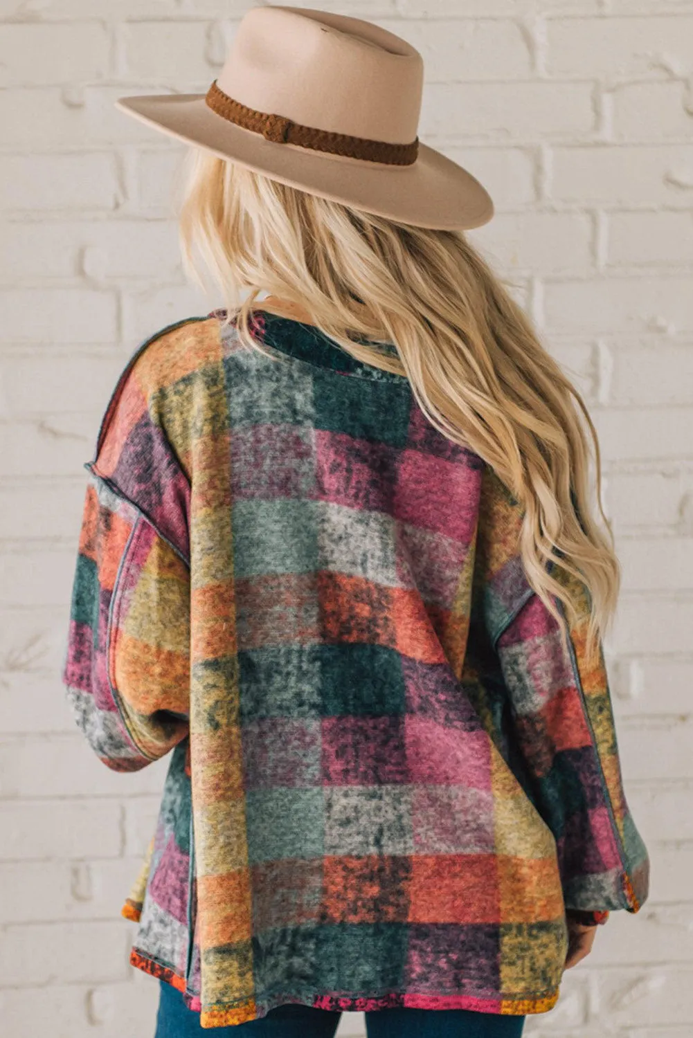 Brushed Checker Western Shacket