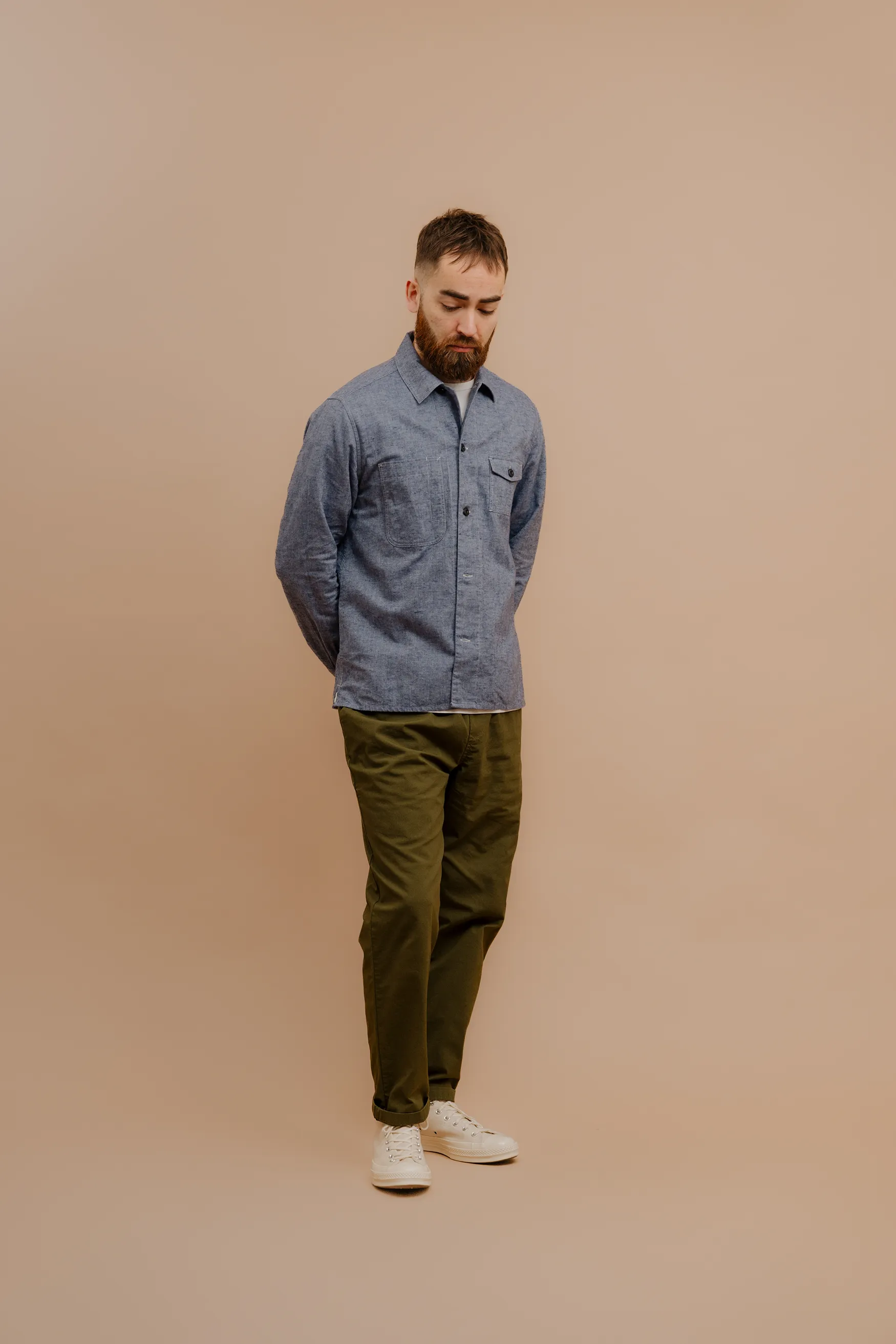 Brushed Draughtsman Overshirt