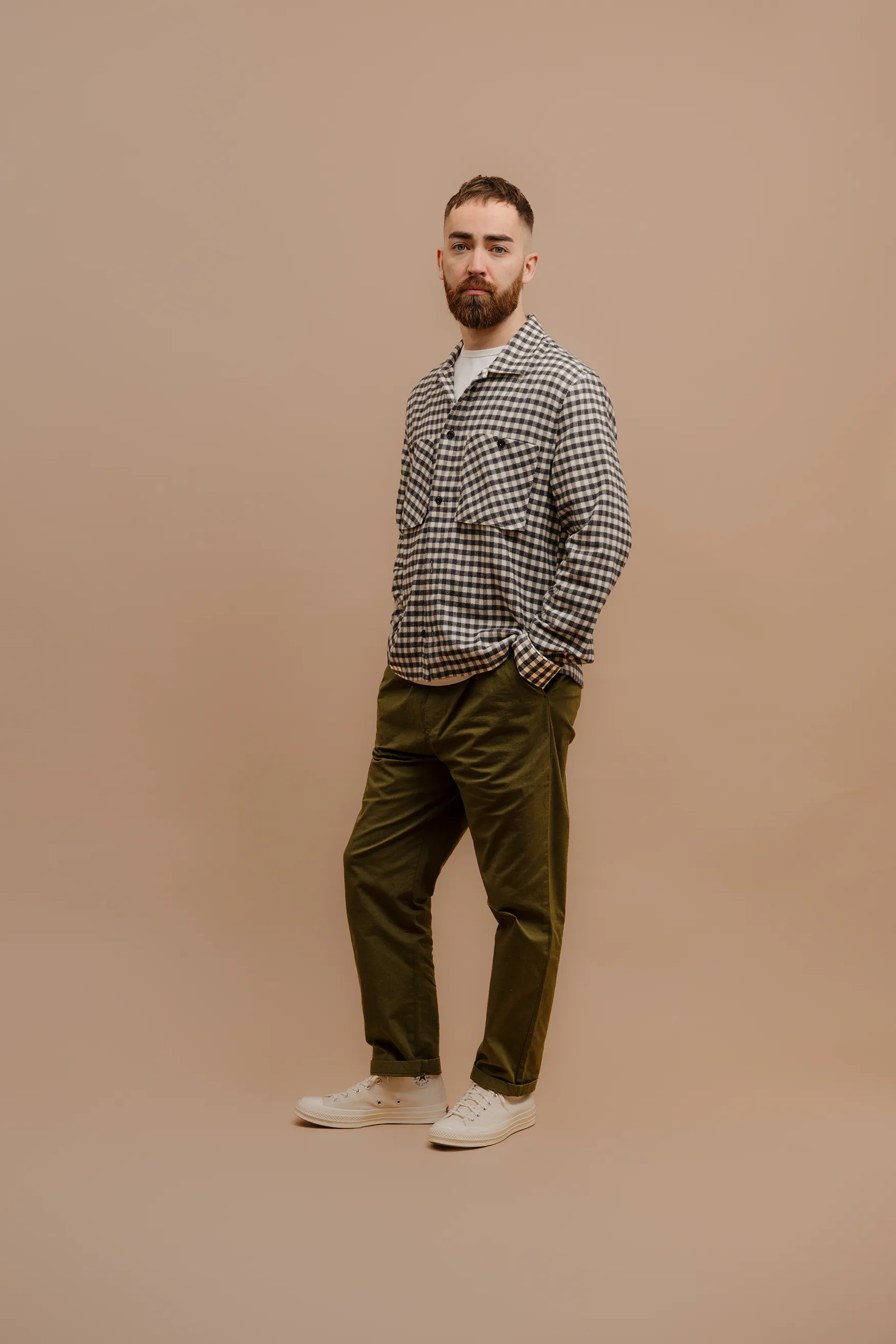 Brushed Form Overshirt