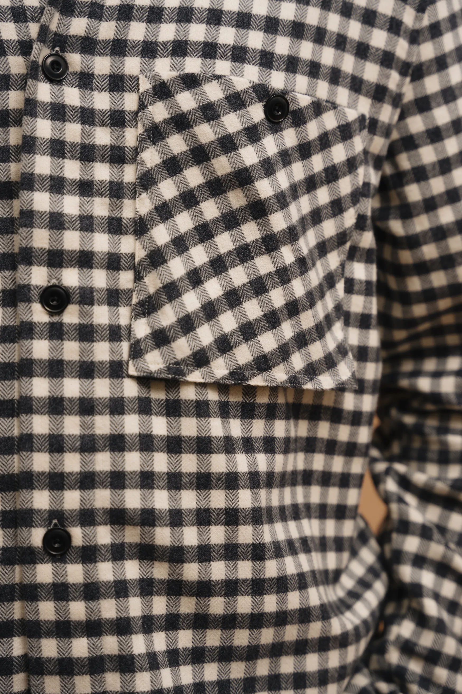 Brushed Form Overshirt