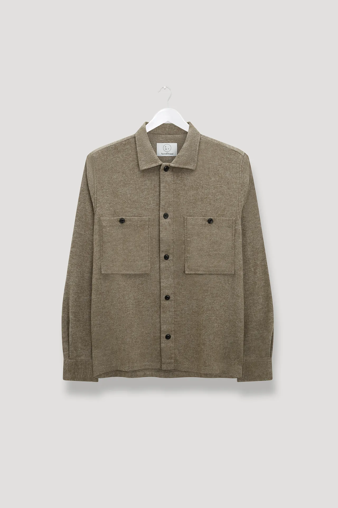 Brushed Form Overshirt