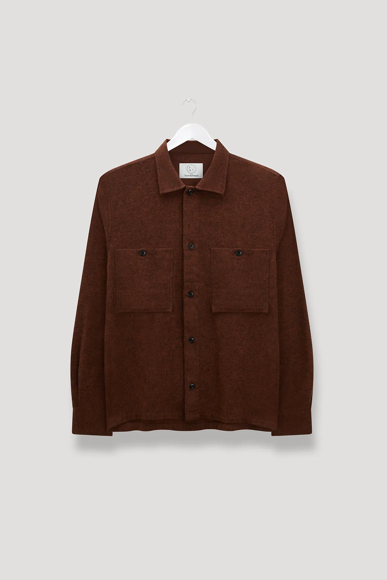Brushed Form Overshirt