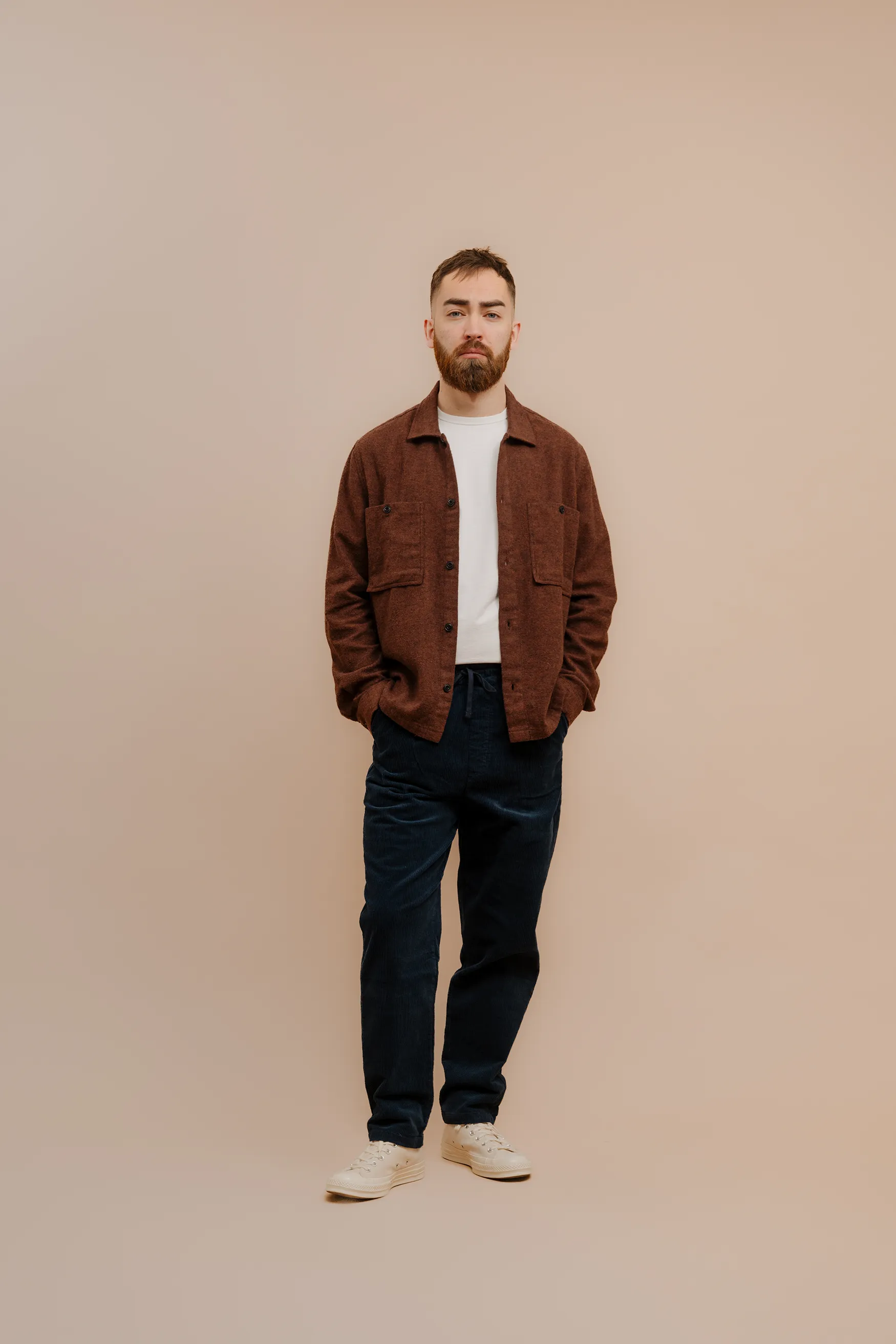 Brushed Form Overshirt