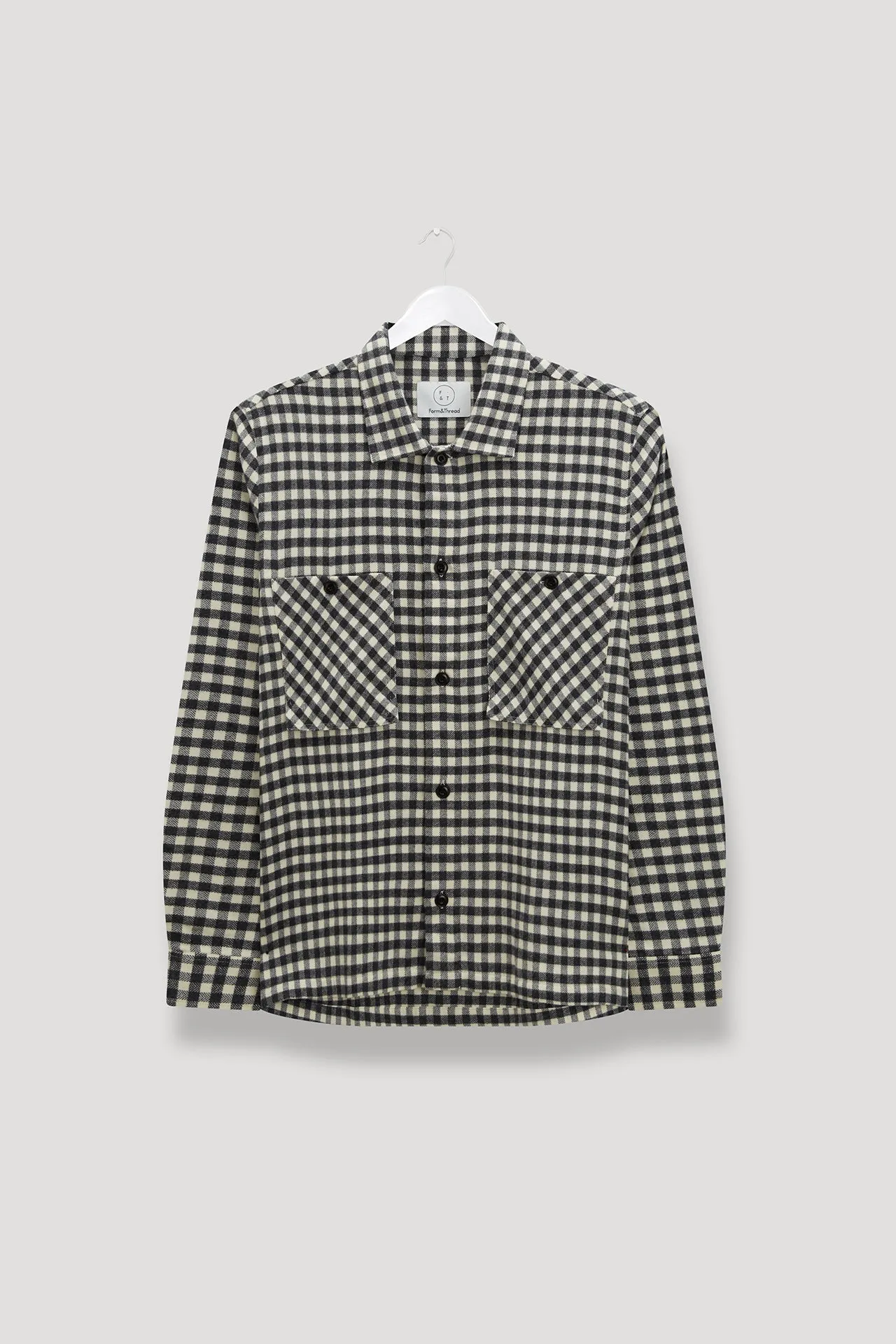 Brushed Form Overshirt