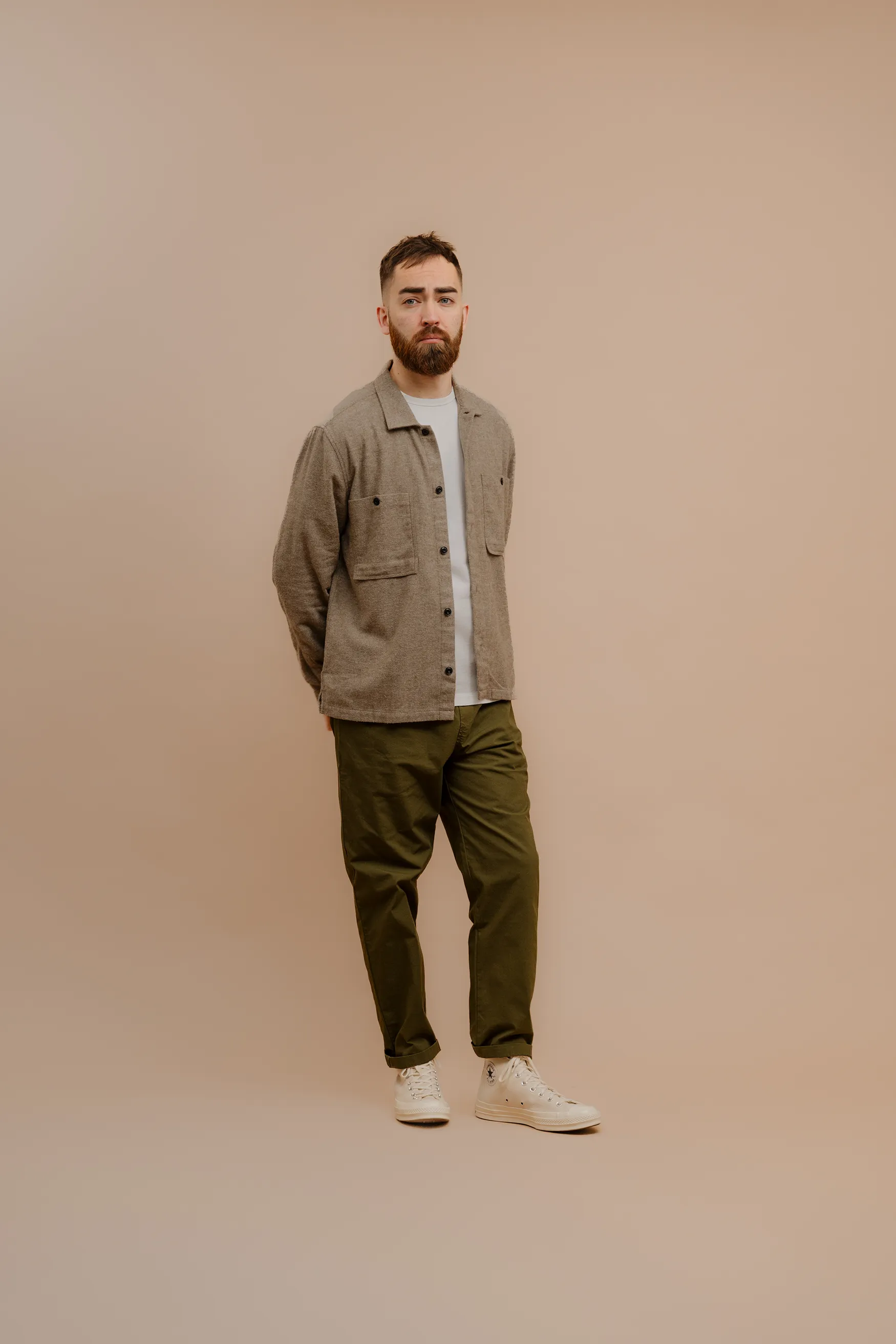 Brushed Form Overshirt