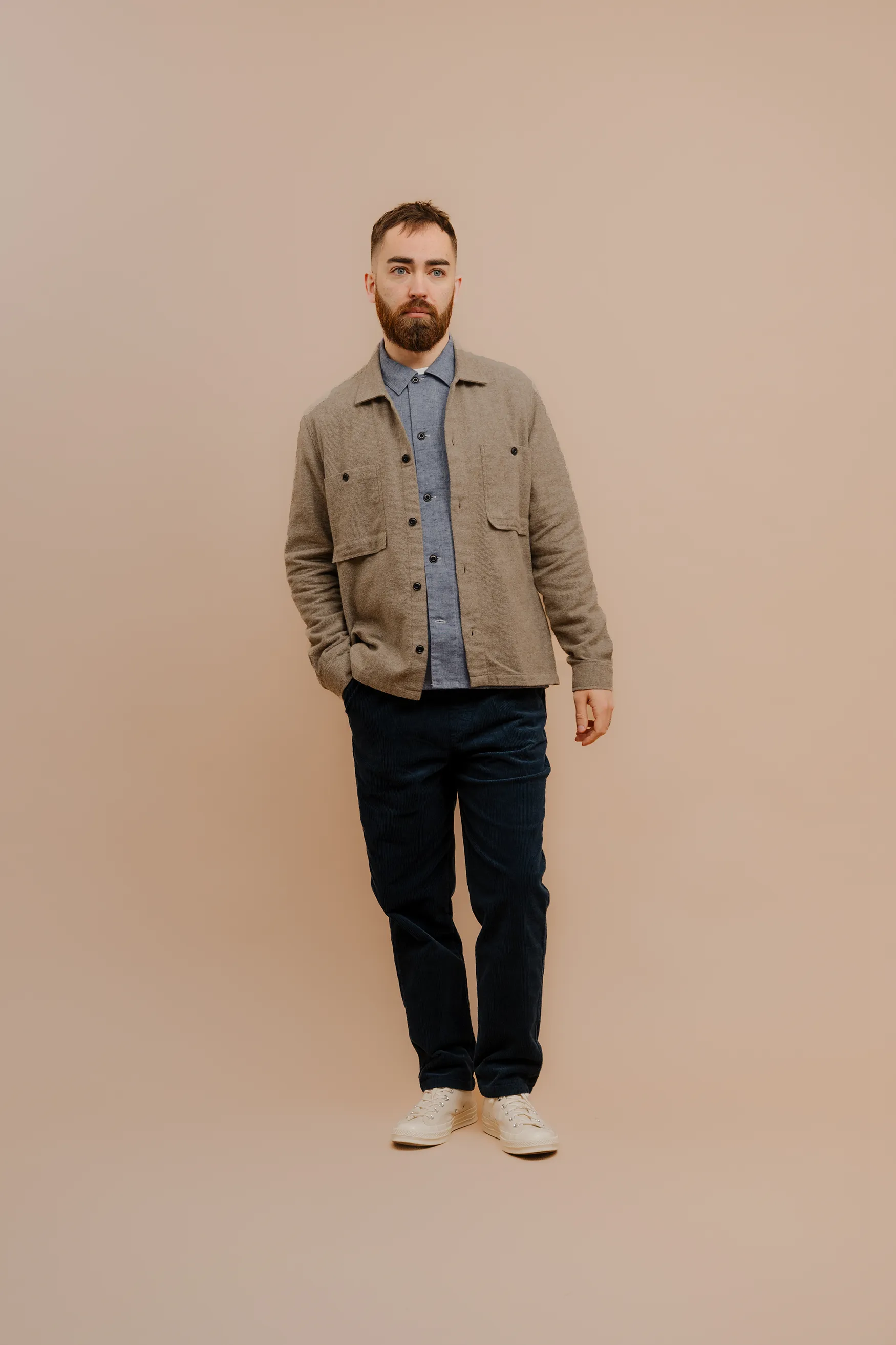 Brushed Form Overshirt