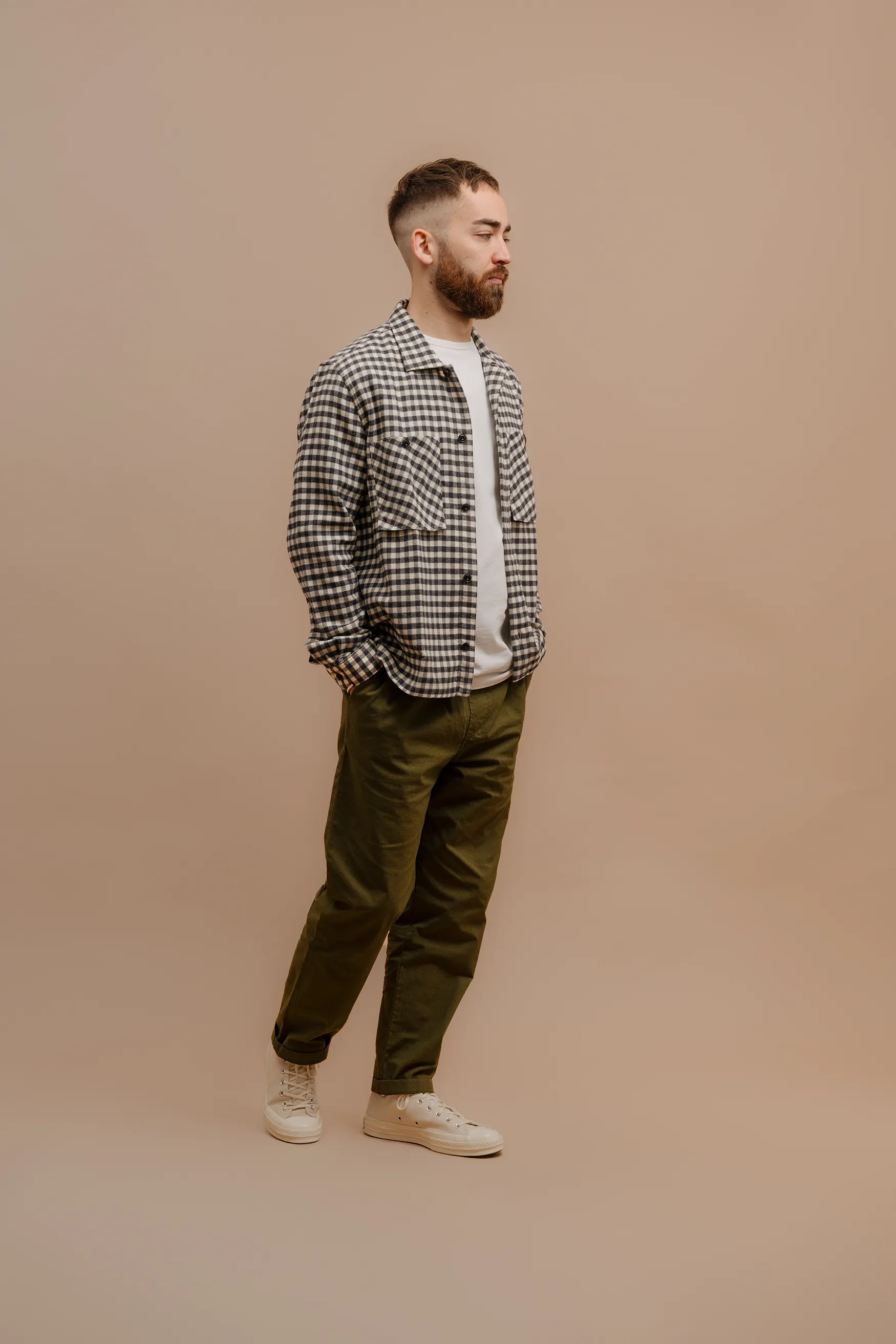 Brushed Form Overshirt