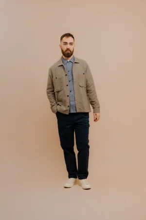 Brushed Form Overshirt