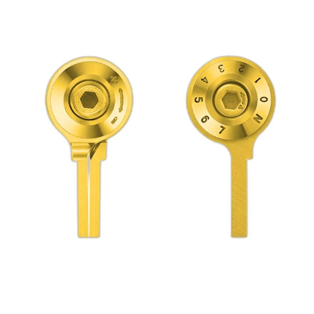 Brushed Gold Door Hinges | Hydraulic Hydric | Stainless Steel | 7ft | K51M-B3-US4 | 3 Pack