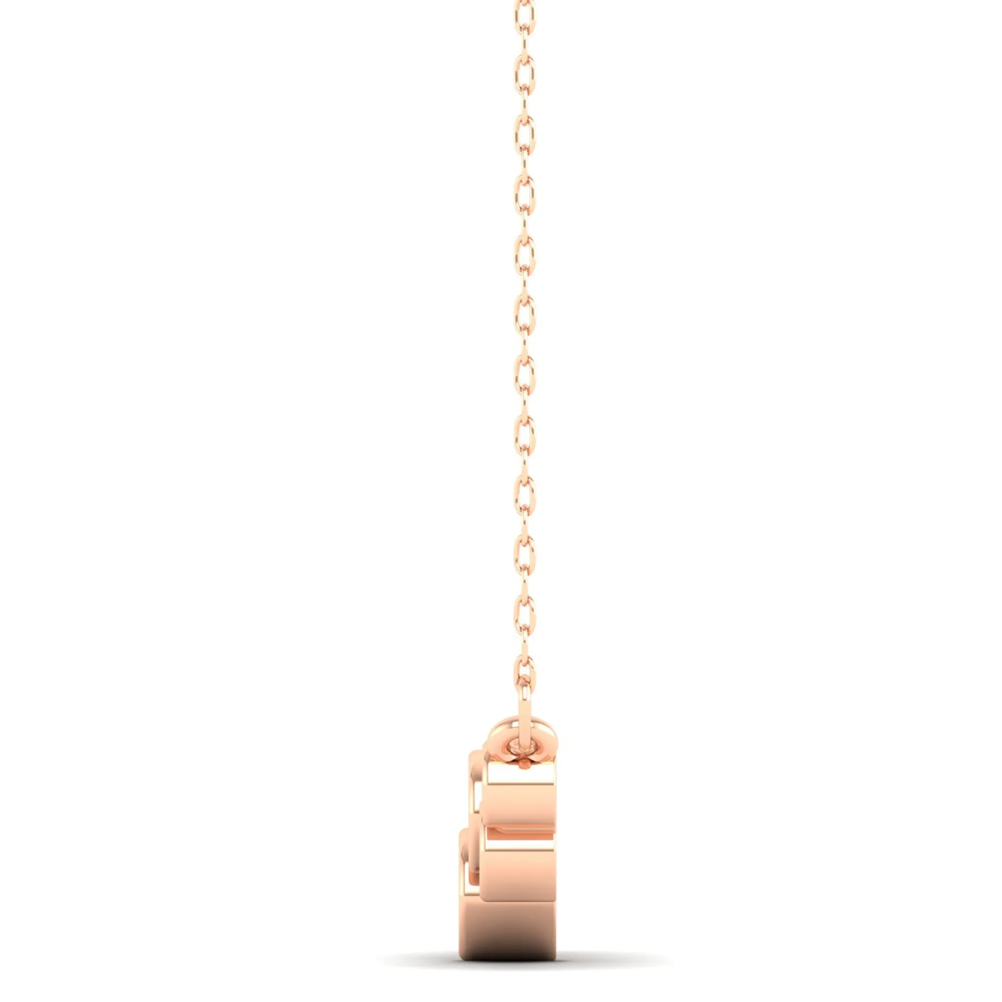 Bubble Bezel-Set Diamond Necklace