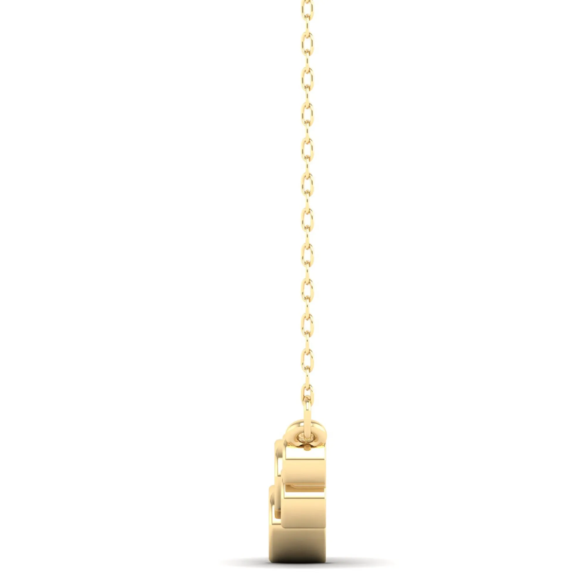 Bubble Bezel-Set Diamond Necklace