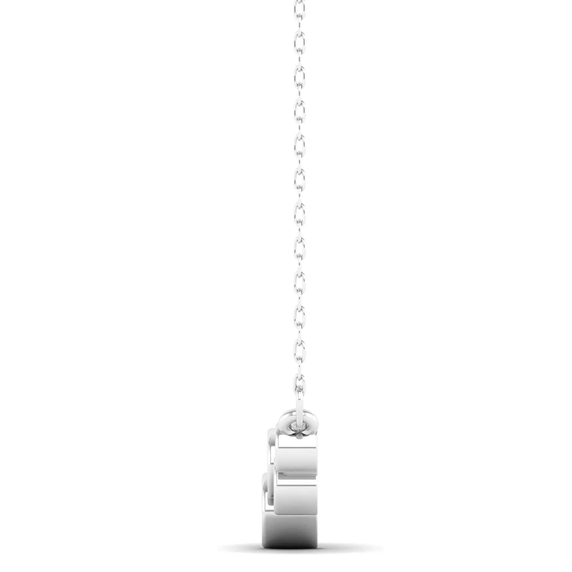 Bubble Bezel-Set Diamond Necklace